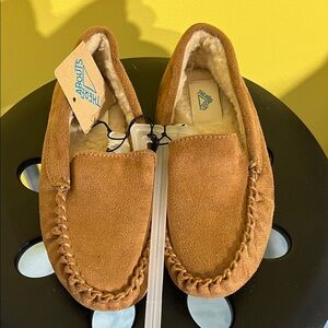Thereabouts Faux Suede Moccasin Slippers – Kids 12/13 – NWT
